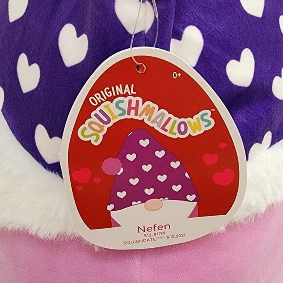 SQUISHMALLOWS Nefen 12" purple and pink wizard new!!! - Picture 2 of 4